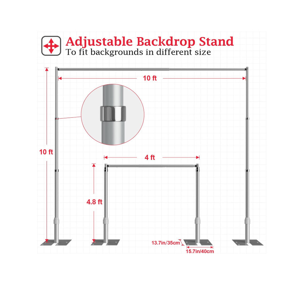 Adjustable Backdrop Frame
