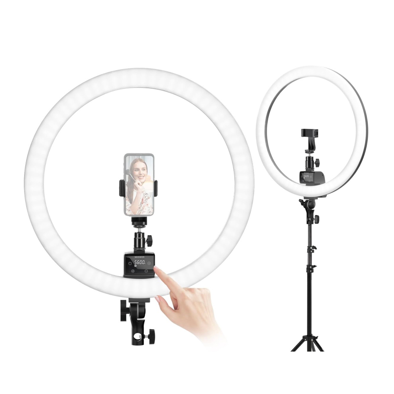 Ring Light with Tripod and Extension Cord